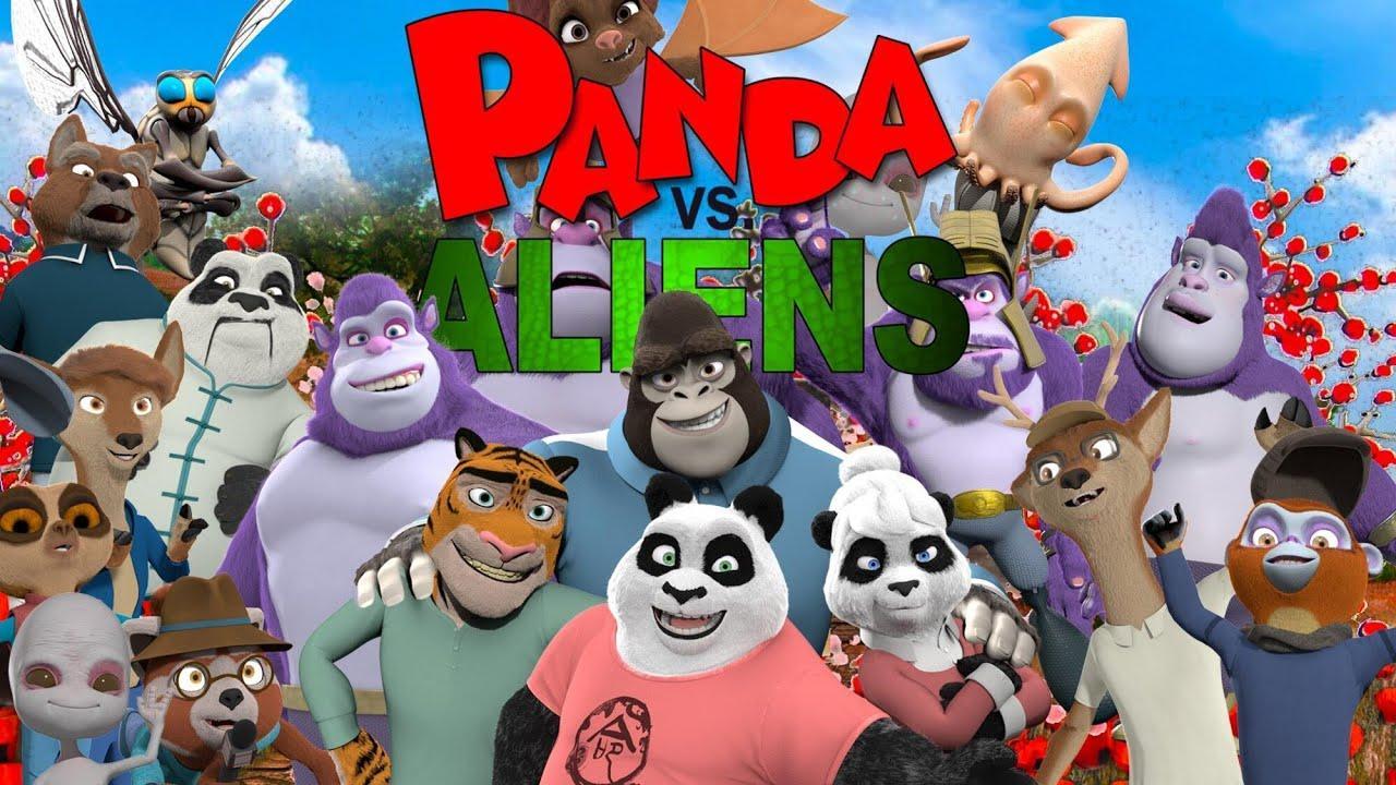 فيلم Panda Vs. Aliens 2021 مترجم كامل HD